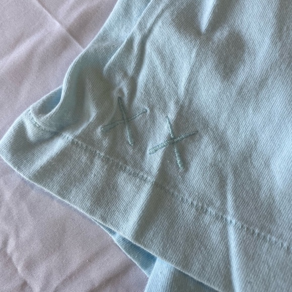 KAWS x Uniqlo Sesame Street Cookie Monster Tee Blue Medium - Picture 4 of 5